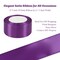 Wrapables 1.5 Inch x 25 Yards Satin Ribbon for Gift Wrapping, Weddings, Floral Bouquets, Bow Making, Party Decorations, DIY Crafts, Purple